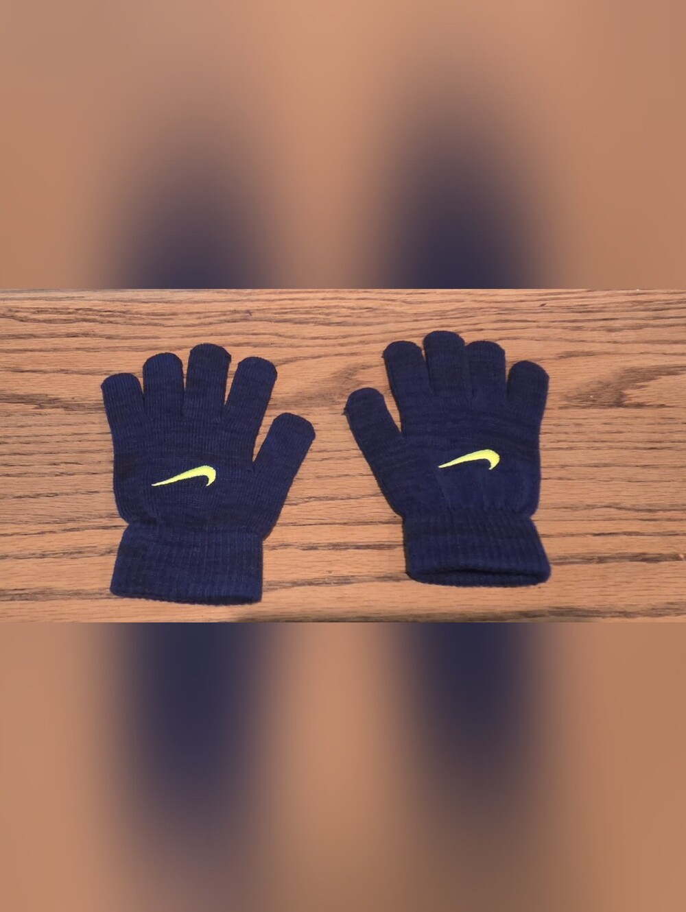 Nike - Youth - Knit Gloves - Blue